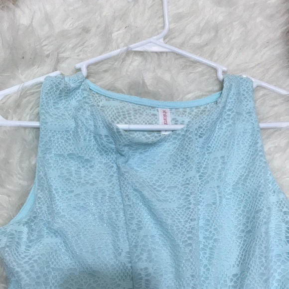 Blue Lace Dress - Picture 2 of 3